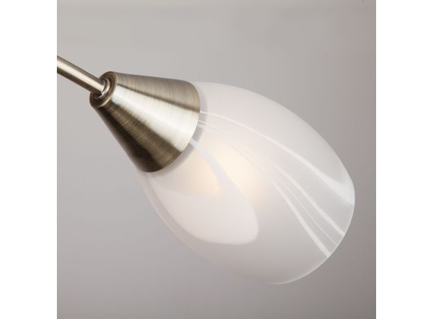 Люстра с хрусталем 30100/3 античная бронза