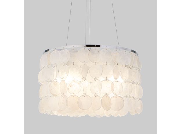 Люстра с перламутром 60005/3 хром / перламутр