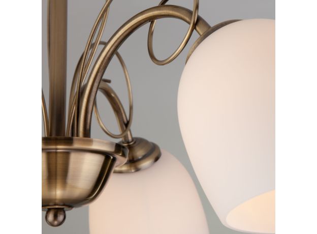 Люстра с плафонами 30107/3 античная бронза