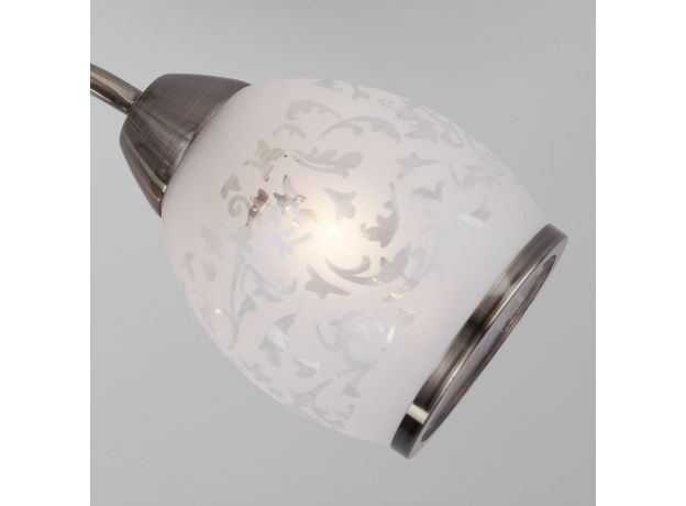 Люстра с плафонами с узором 30026/5 античная бронза