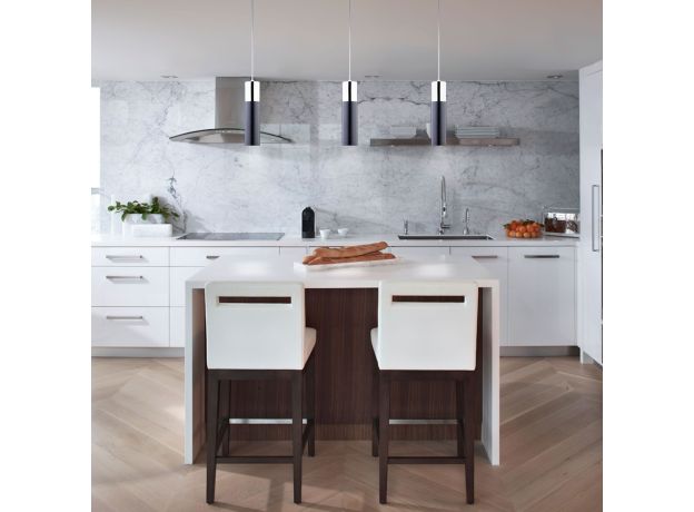 LED светильник подвесной в стиле лофт 50135/1 LED хром/черный