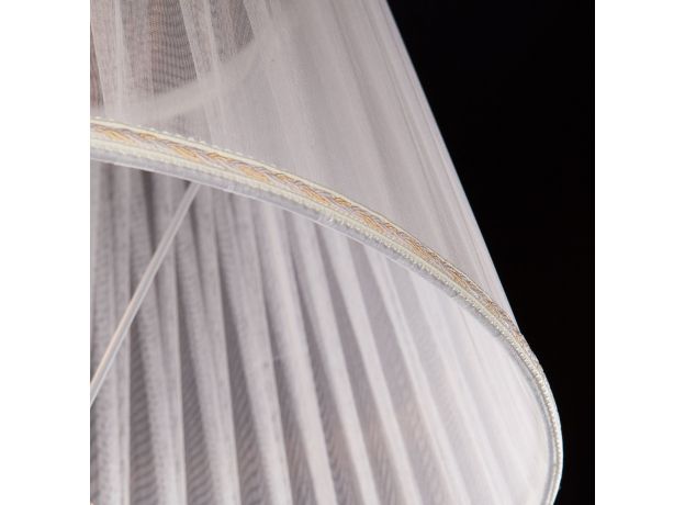 Торшер с абажуром белый с золотом 01003/1 белый с золотом