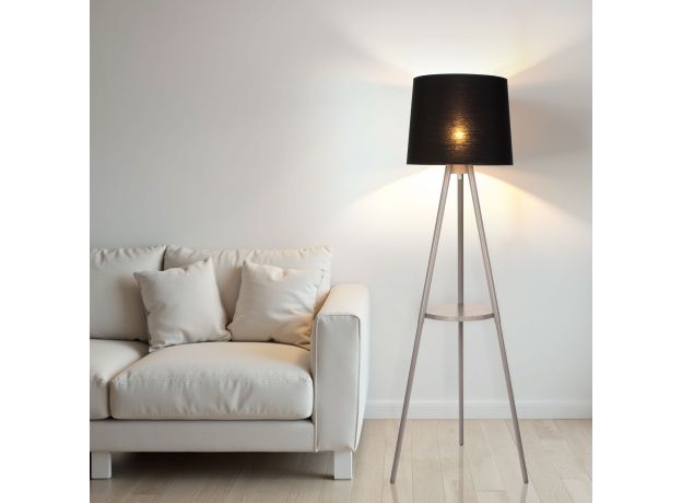 Торшер на треноге черный 1091 lozano