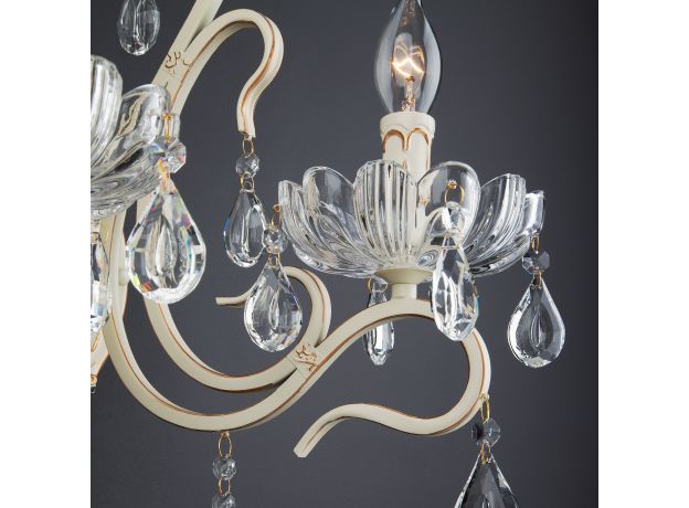 Бра с хрусталем 12205/2 белый