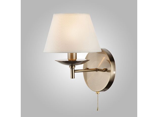 Бра с абажуром и выключателем 60060/1 античная бронза