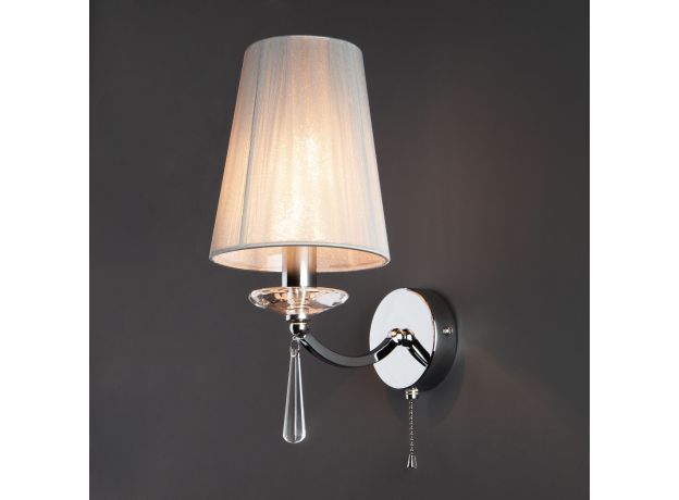 Бра в классическом стиле с хрусталем 60079/1 хром