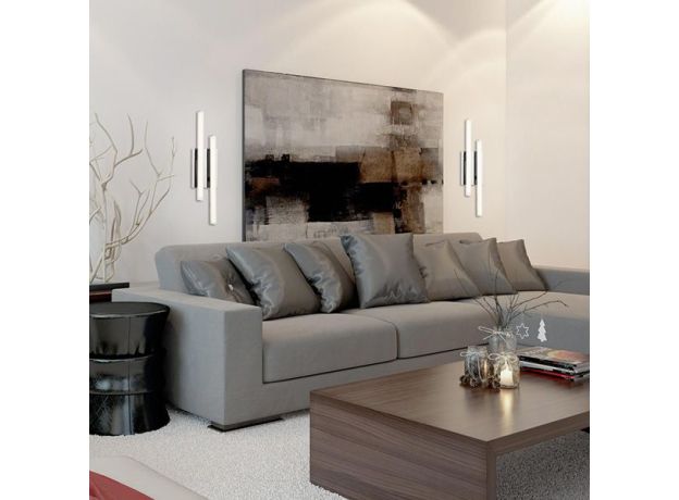 Светодиодный настенный светильник 90020/2 хром