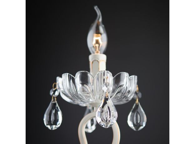 Настольная лампа 12205/1T белый