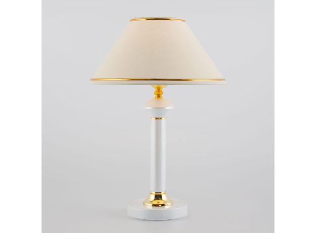 Настольная лампа 60019/1 глянцевый белый