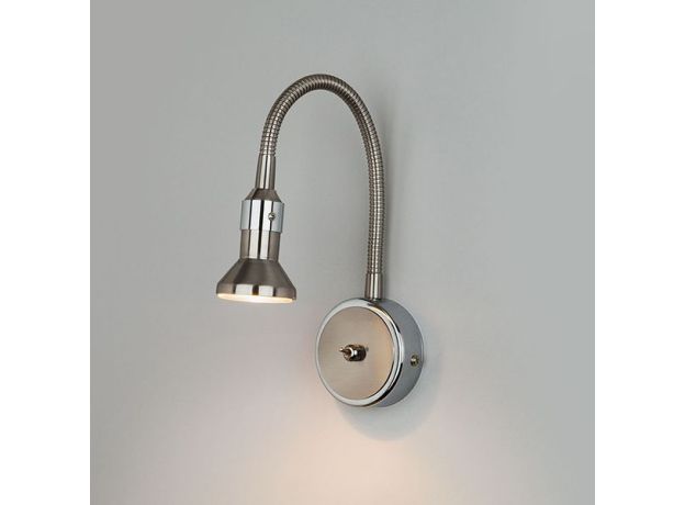 Подсветка галогенная Plica 1215 сатинированный никель / хром