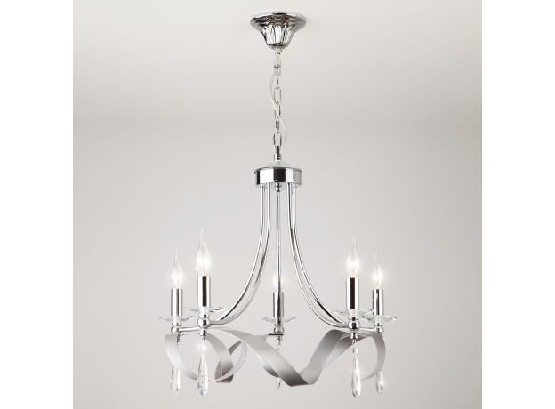Подвесная люстра в классическом стиле 60064/5 хром