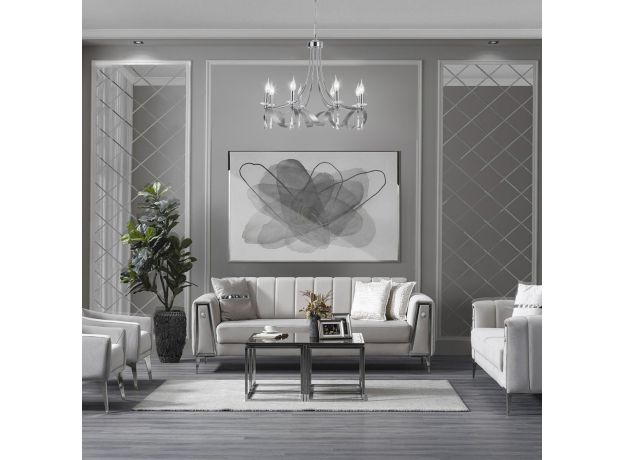 Подвесная люстра в классическом стиле 60064/8 хром