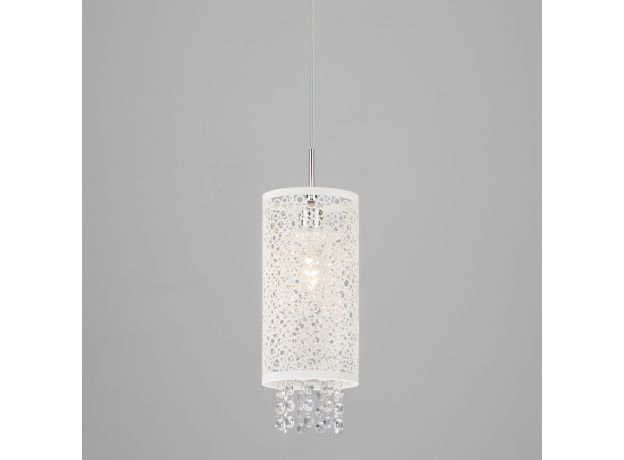 Подвесной светильник с хрусталем 1181/1 хром