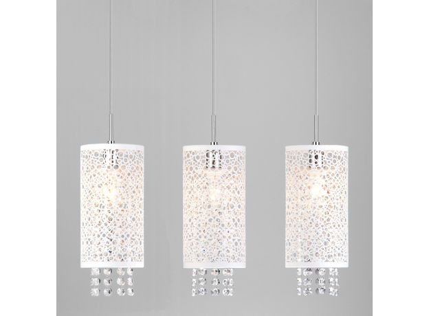 Подвесной светильник с хрусталем 1181/3 хром