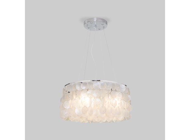 Подвесной светильник с перламутром 60005/4 хром