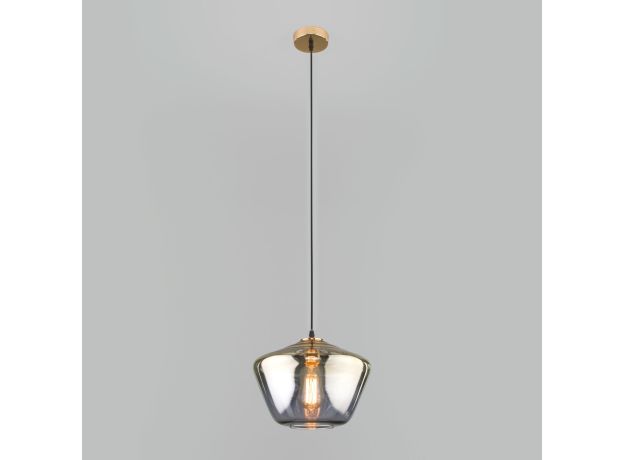 Подвесной светильник со стеклянным плафоном 50199/1 золото