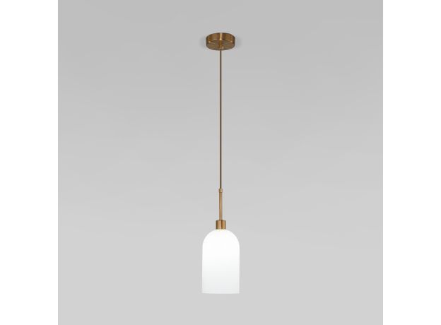 Подвесной светильник со стеклянными плафонами 50357/1 латунь