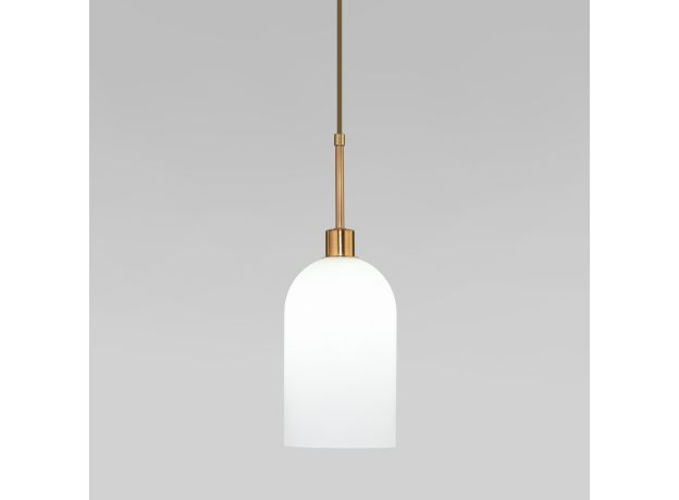 Подвесной светильник со стеклянными плафонами 50357/1 латунь