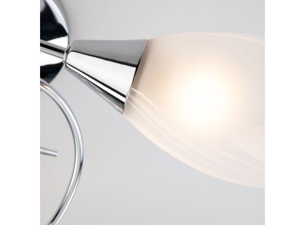 Потолочная люстра с хрустальной подвеской 30100/3 хром