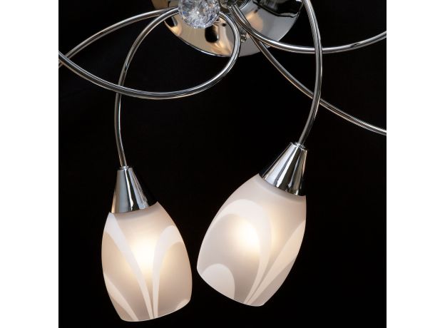 Потолочная люстра с плафонами 2275/9 хром