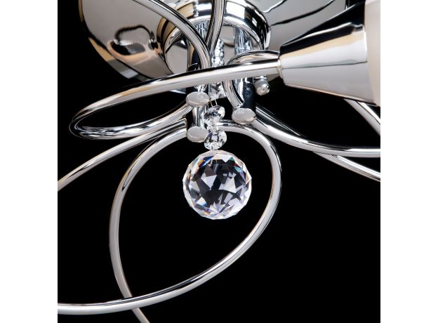 Потолочная люстра с плафонами 2275/9 хром