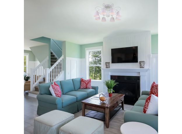 Люстра с абажурами в классическом стиле 303/8