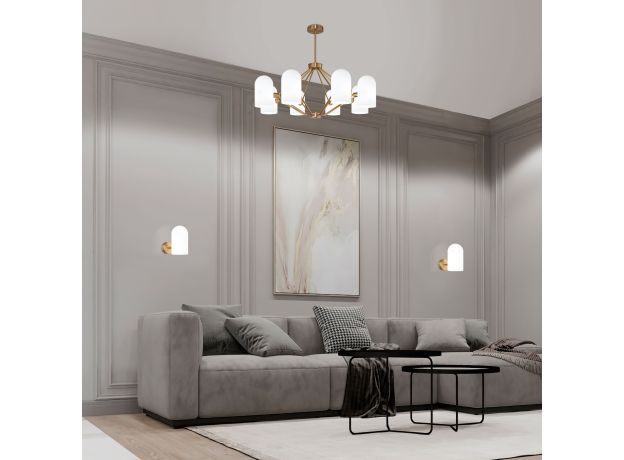 Потолочный светильник 60157/8 латунь