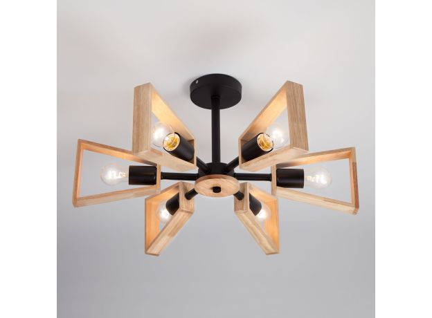 Потолочная люстра в стиле лофт 70056/6 черный