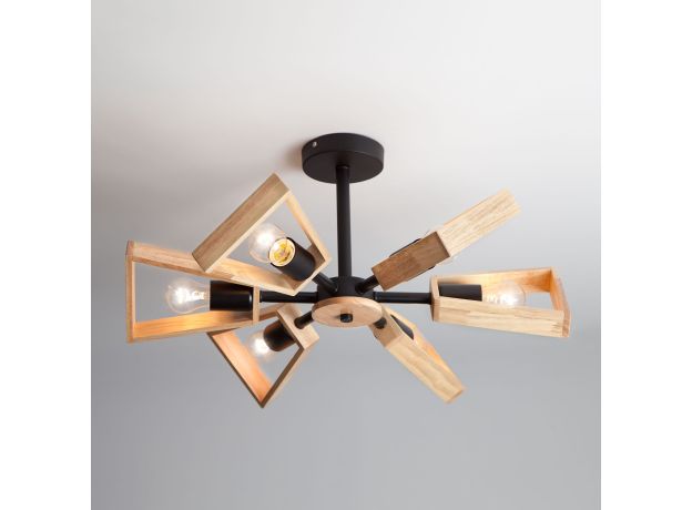 Потолочная люстра в стиле лофт 70056/6 черный