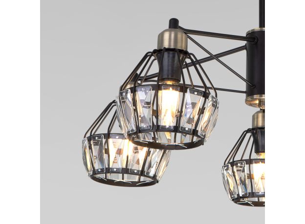 Потолочная люстра в стиле лофт 70075/5 черный