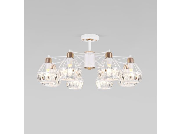 Люстра с хрустальным декором 70075/8 белый