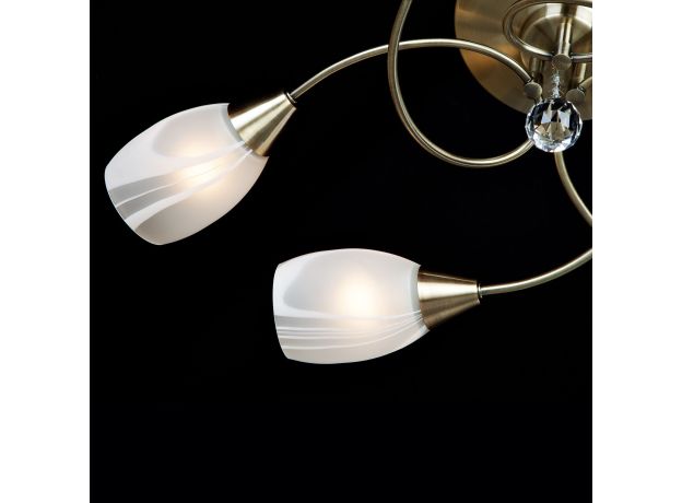 Потолочный светильник с плафонами 2275/6 античная бронза