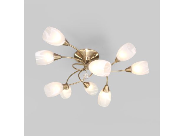 Потолочный светильник с плафонами 2275/9 античная бронза