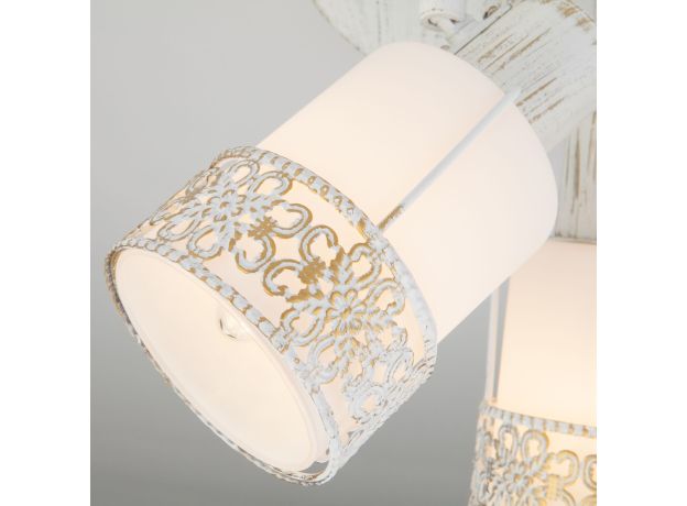 Потолочный светильник с поворотными плафонами 20026/3 белый с золотом