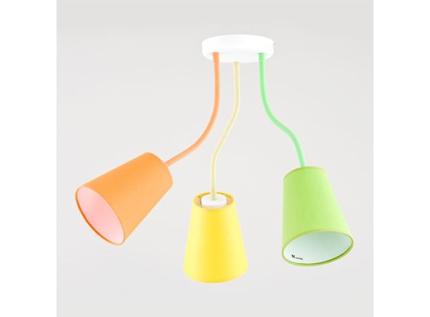 Светильник потолочный с тремя плафонами 2106 Wire Colour