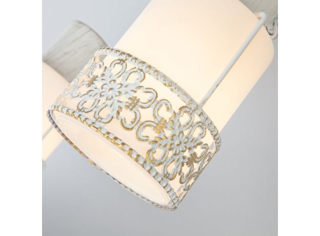 Спот с тремя плафонами 20025/3 белый с золотом