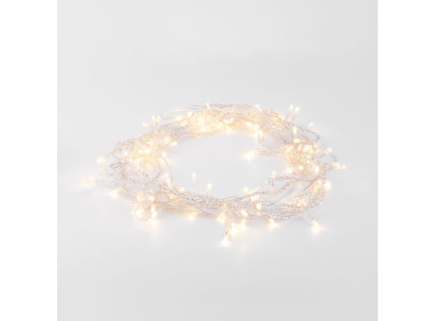 Светодиодная гирлянда занавес теплый белый 1,5*1м IP20 200-001 теплый белый