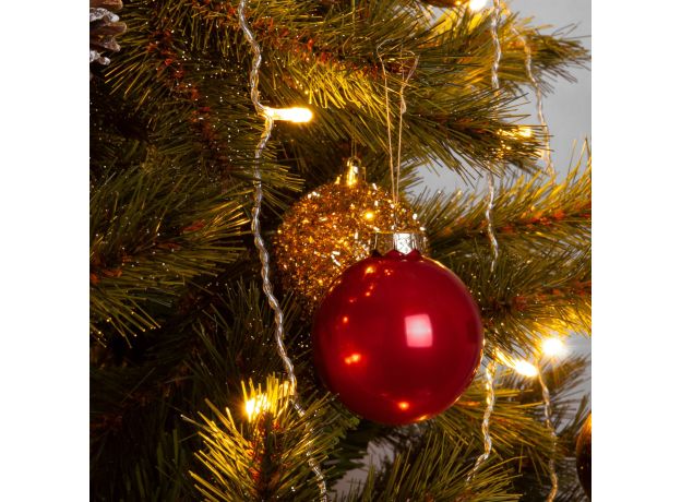 Светодиодная гирлянда занавес теплый белый 1,5*1м IP20 200-001 теплый белый