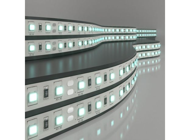 Светодиодная лента 12 В 14.4 Вт/м 60 Led/м 5050 IP20, холодный белый 6500К, 5 м Лента светодиодная 12V 14,4W 60Led 5050 IP20 холодный белый, 5м