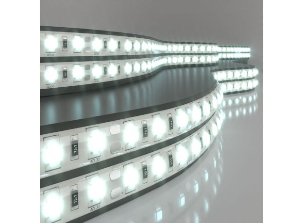 Светодиодная лента 12 В 14,4 Вт/м 60 Led/м 5050 IP65, холодный белый 6500К, 5 м Лента светодиодная 12V 14,4W 60Led 5050 IP65 холодный белый, 5м