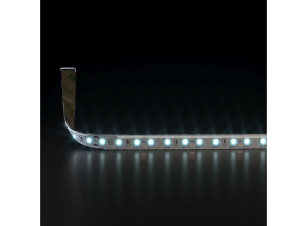 Светодиодная лента 12 В 14,4 Вт/м 60 Led/м 5050 IP65, холодный белый 6500К, 5 м Лента светодиодная 12V 14,4W 60Led 5050 IP65 холодный белый, 5м