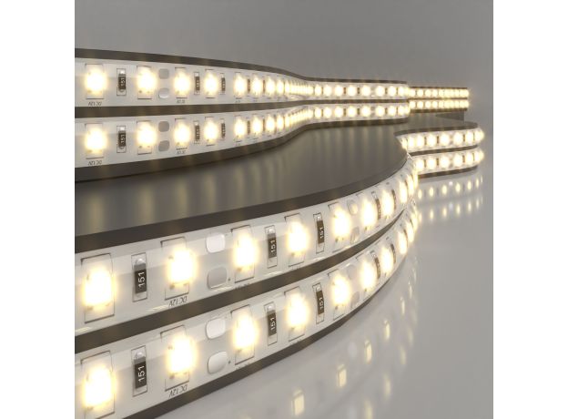 Светодиодная лента 12 В 14,4 Вт/м 60 Led/м 5050 IP65, теплый белый 3300К, 5 м Лента светодиодная 12V 14,4W 60Led 5050 IP65 теплый белый, 5м