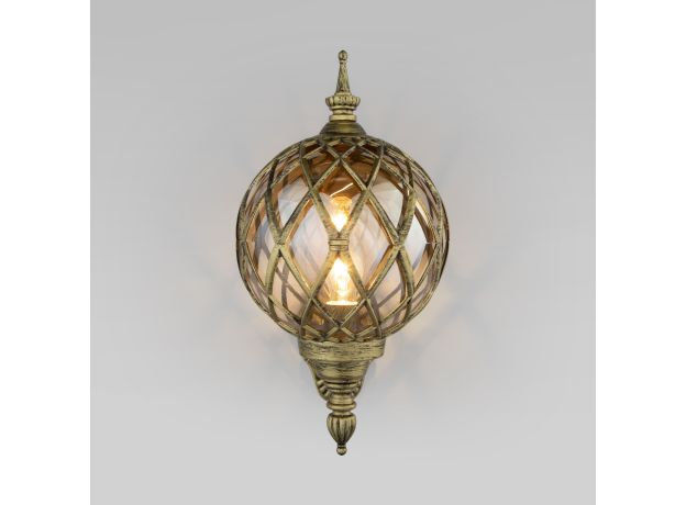 Уличный настенный светильник Sirius U черное золото IP44 Sirius U черное золото