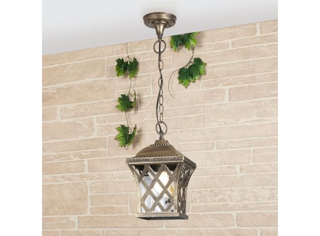 Уличный подвесной светильник Cassiopeya H черное золото IP44 Cassiopeya H черное золото