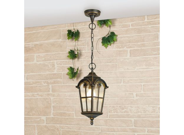 Уличный подвесной светильник Mira H черное золото IP44 Mira H черное золото