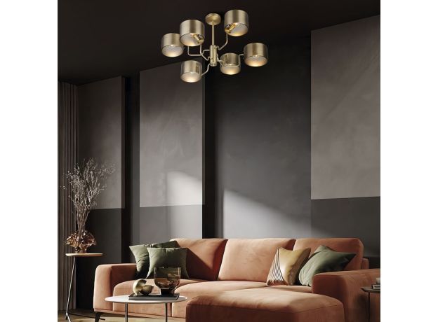 Умная потолочная люстра в стиле лофт 293/6