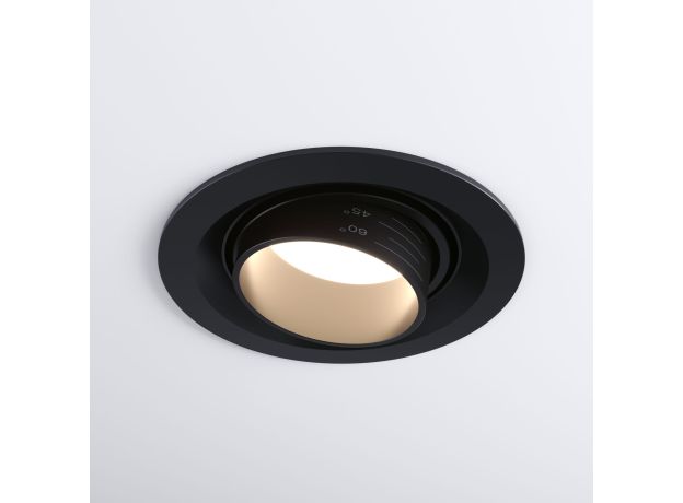 Встраиваемый светодиодный светильник с поворотно-выдвижным механизмом 9919 LED 10W 4200K черный