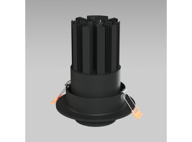 Встраиваемый светодиодный светильник с поворотно-выдвижным механизмом 9919 LED 10W 4200K черный