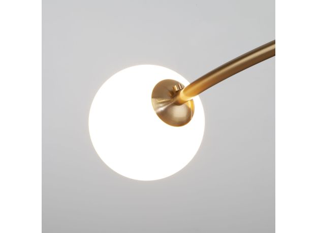 Подвесной светильник со стеклянными плафонами 359/8 латунь