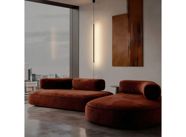 Подвесной светодиодный светильник с утяжелителем 604051 LED 3000К черный